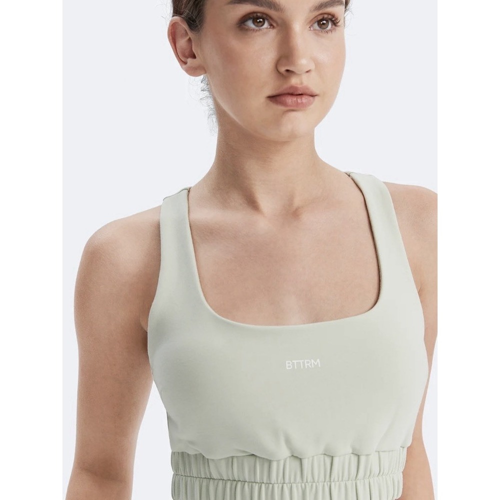 NWT BTTRM Better Me Med Fresh Mint Green SOLD OUT Drawstring Sweatpants & Bra - Picture 13 of 14